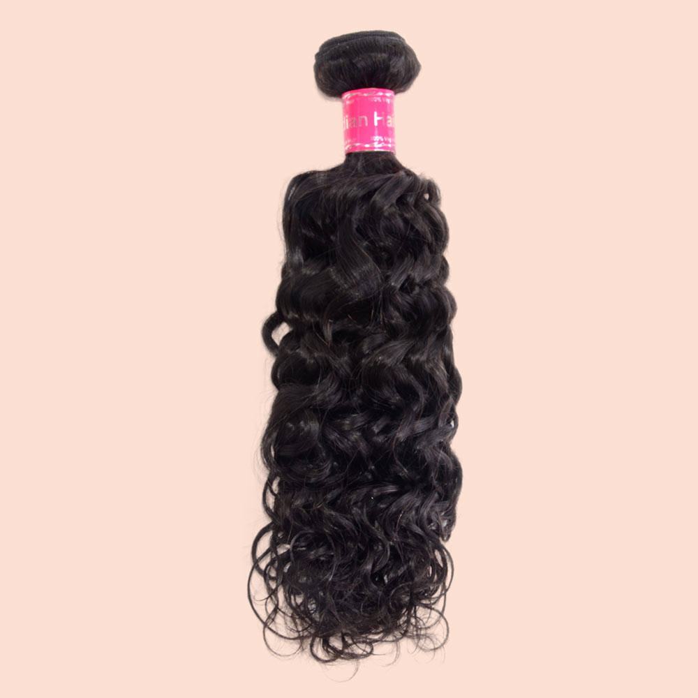 10-30 Inch Italy Curly Virgin Indian Hair #1B Natural Black